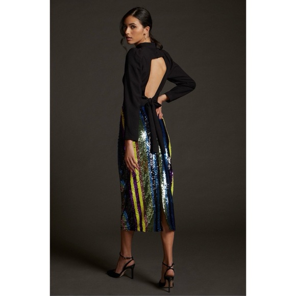 Anthropologie Striped Midi Skirt - Picture 2 of 6